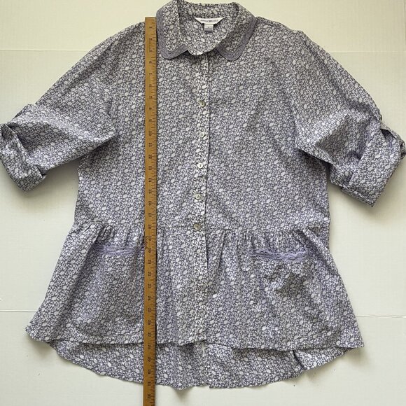 April Cornell Forget Me Not Tunic -Size Large - Picture 4 of 10